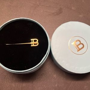 BALMAIN gold hair pin